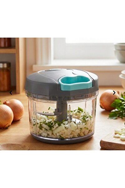 Tantitoni Mint Gri Büyük Pratik Doğrayıcı ve Çırpıcı 1000 ml