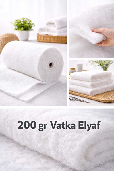 FabricMarket 1 METRE Vatka Elyaf 200 gr ENİ 150 cm