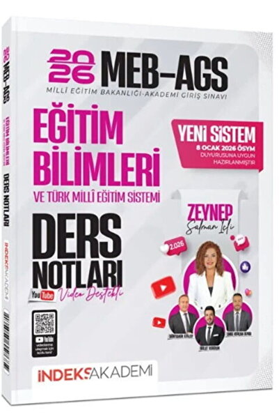 İndeks Akademi 2026 MEB AGS Eğitim Bilimleri ve Türk Milli Eğitim Sistemi Vid...