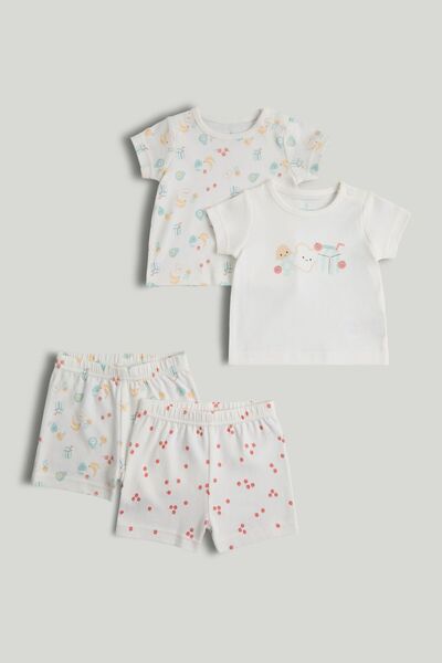 MOTHERCARE عبوة من قطعتين من بيجامات الإفطار القصيرة