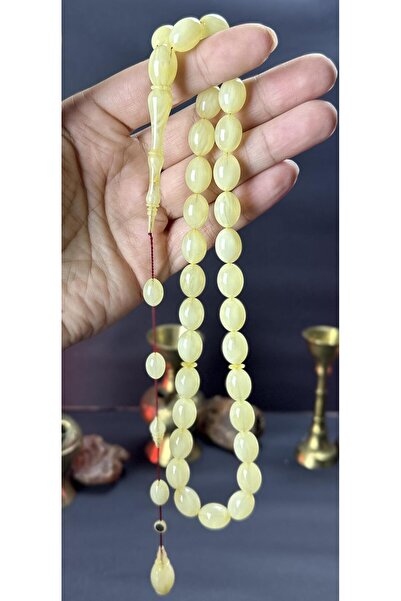 Kehribarkolik OSMANLI MİSKEVİ BAĞA BEYAZ USTA AHMET MSTEFF 15*10.5MM.