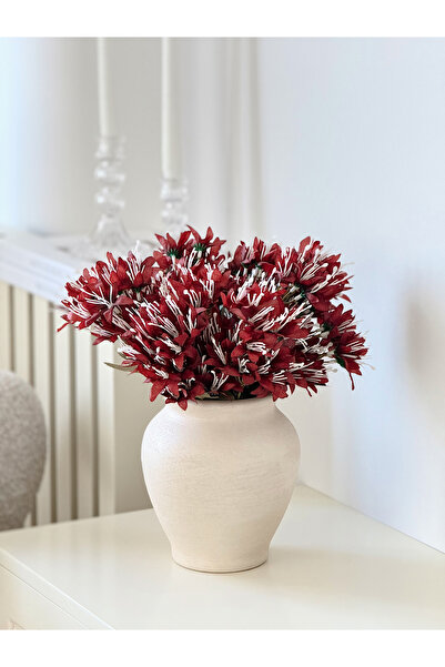 AYSA HOME DECOR Νόρα Κεραμικό Βάζο με Υφή, Μπεζ Πέτρινο Σκεύος