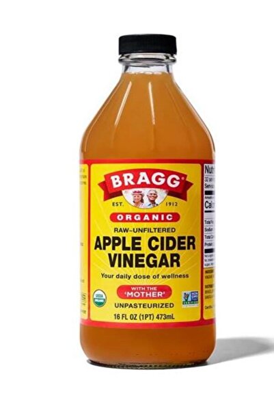 BRAGG vinegar خل التفاح الخام غير المصفى من براغ - 473 مل