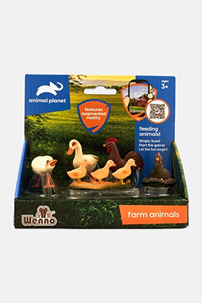 Animal Planet ٥ قطع دجاج وبط في علبة قابلة للفتح