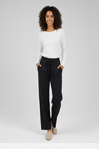 Cockatoo Women's High Waist Lace-Up Double Pocket Knitwear Comfortable Cut Wi...