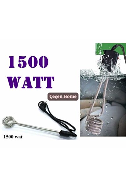 ozbience Daldırmalı Kazan Tipi Elektrikli Su Isıtıcı, 220V, 1500W, Kovaya Sal...