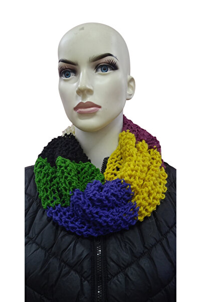 ENGIN Colorful Special Design Hand Knitted Scarf