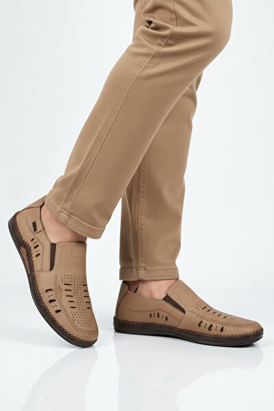 AYAKMOD Sand Nubuck, piele naturală, talpă cu gel, pantofi casual anatomici p...