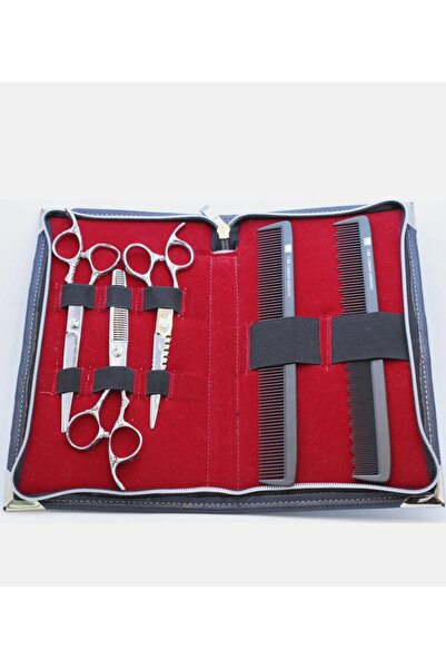 nagazi kuaför berber saç kesim makas seti kasho tarak +deri çanta hediyeli
