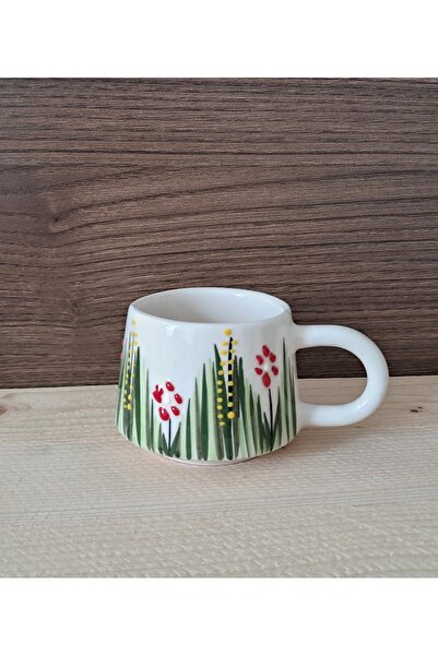 Artiser Spring Decorated Ceramic Mug, Evil Eye Decorated Ceramic Mug