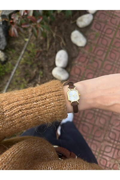 MERW Joana Model Bitter Coffee Color Vintage Series Leather Cord Women Wrist ...