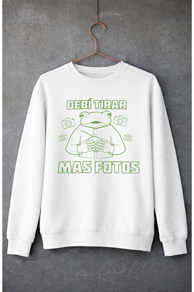 Fuddy Moda Hanorac supradimensionat unisex Bad Bunny Debi Tirar Mas Fotos imp...