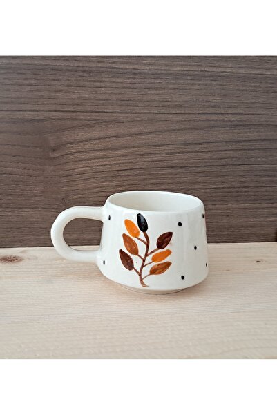 Artiser Bozkır Decorated Ceramic Mug, Evil Eye Decorated Ceramic Mug