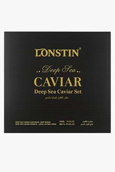 Lonstin مجموعة العناية بالشعر بالكافيار