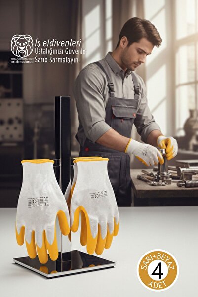 Transformacion Ultra Dayanıklı Kavrama Teknolojili 4'lü İş Eldiveni Seti - Pr...