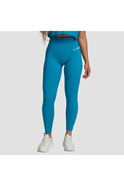 GymBeam Colanți cu talie înaltă Limitless pentru femei, culoare acvamarin