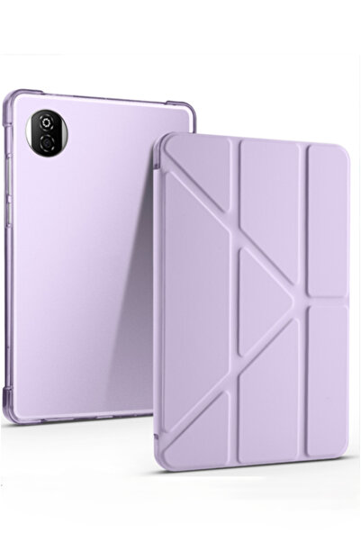 Fuchsia Trifoldable Tablet Case with Pen Compartment and Sleep Mode Stand, Co...