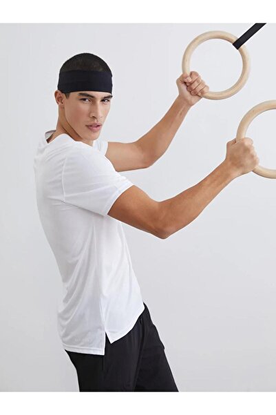 LC Waikiki White Crew Neck Men's Sports T-Shirt (S6)