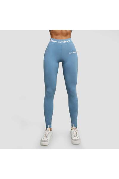 GymBeam Colanți simpli pentru femei, gri oțel