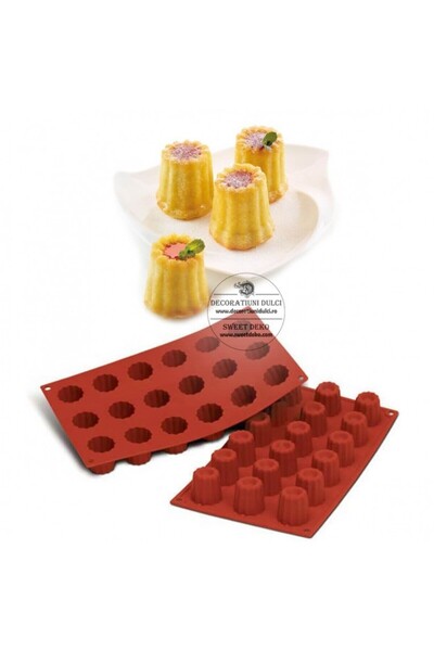 Decoratiuni Dulci Small Bordelais mold n.18, SF033 Silikomart