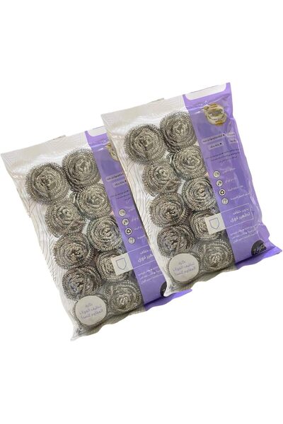 DUX Dish Scrubber, 12 Pcs Stainless Steel Scrubber, DISH Cleaner