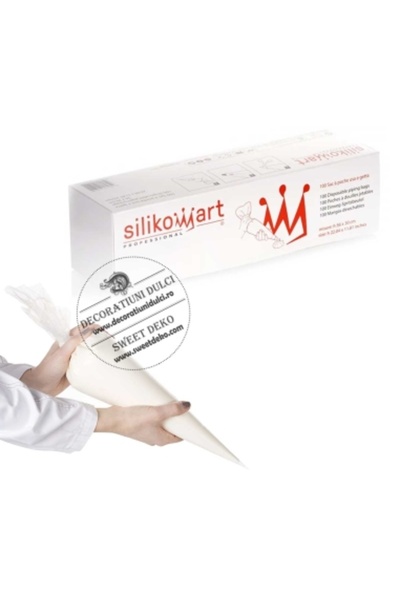 Decoratiuni Dulci Posuri de unica folosinta Silikomart (56x32cm) 100buc.