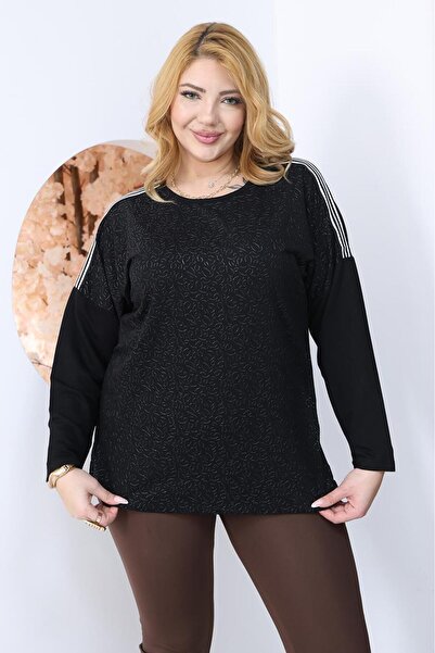 Siyezen Plus Size Bat Sleeve Blouse