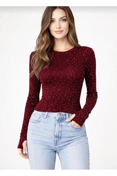 IŞILDA FASHION Kristal taşlı parmak geçirmeli badi