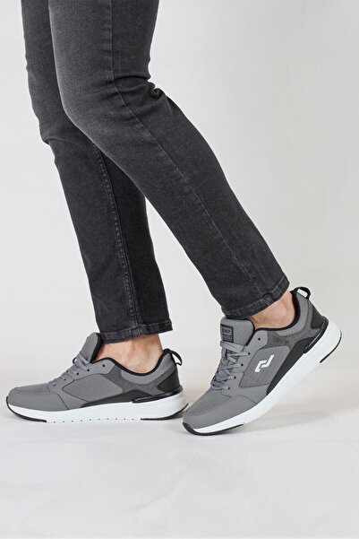 Jump 32427 Γκρι Μαύρο Comfort Sole Ανδρικά αθλητικά παπούτσια casual