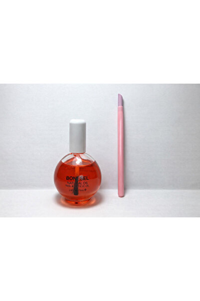 OEM BONESSEL Cuticle and Nail Oil 75 ml + Professional Cuticle Pusher Brush