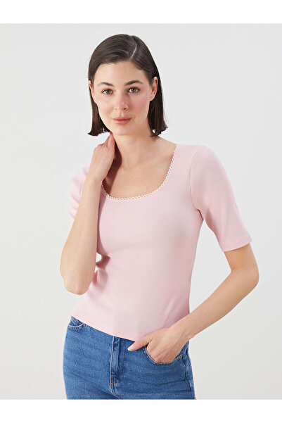 LC Waikiki Özmarka Νέα Σεζόν Γυναικείο Κορμάκι με λαιμόκοψη U