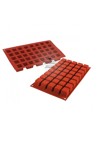 Decoratiuni Dulci Matrita din silicon cube, SF263 Silikomart