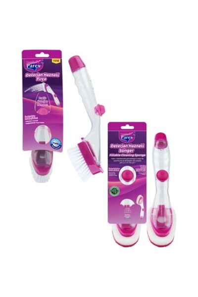 AREEN Detergent Compartment Cleaning Sponge and Brush (1+1)