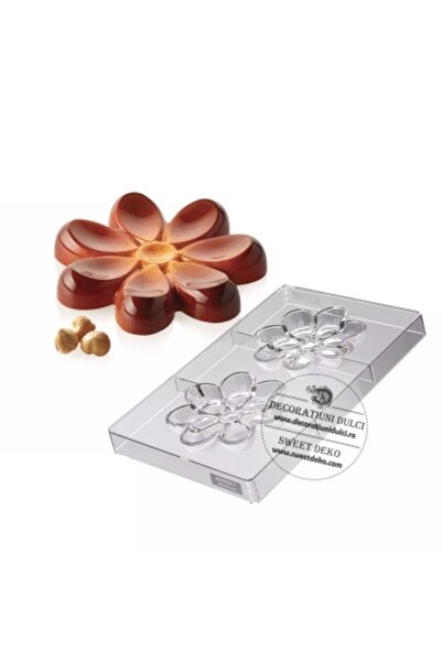 Decoratiuni Dulci Tableta pentru ciocolata floare | Aurora T Tritan CH 049 Si...