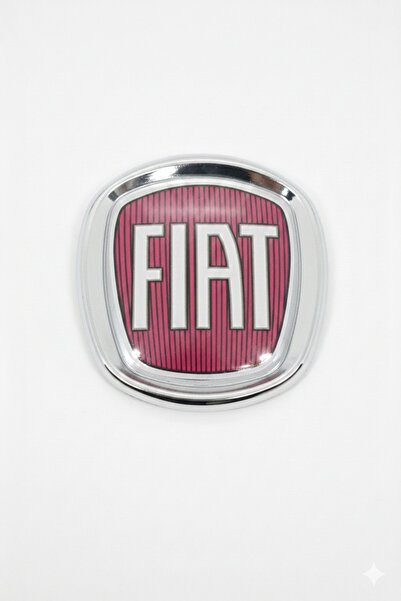 NO BRAND Fiat 120 mm Bagaj Logosu Amblemi - Yapıştırmalı