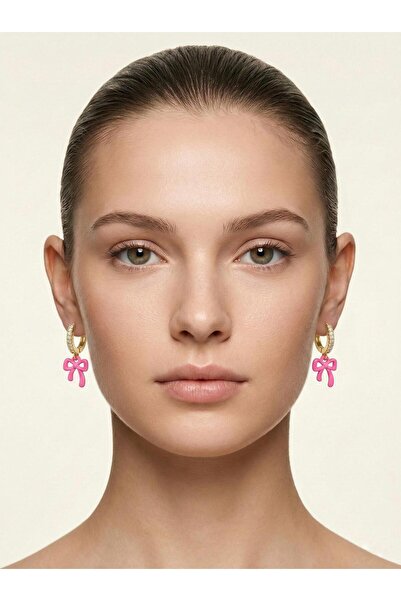 Mutenaura Stainless Steel Bow Earrings