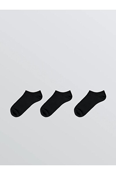LC Waikiki Черни дамски чорапи до коляното, 3-пакет (S6)