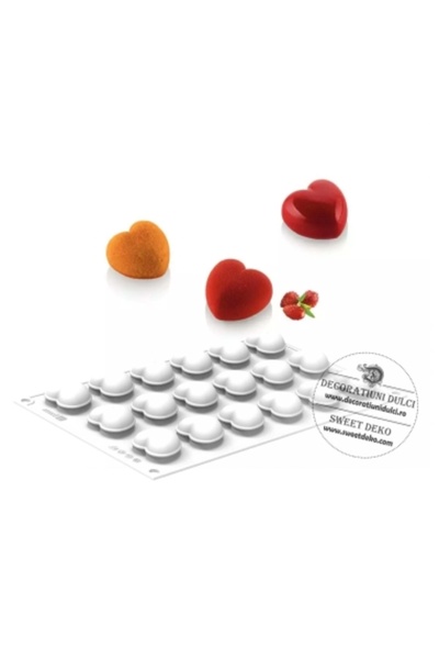 Decoratiuni Dulci Mulaj Silikomart Cuore XS 13