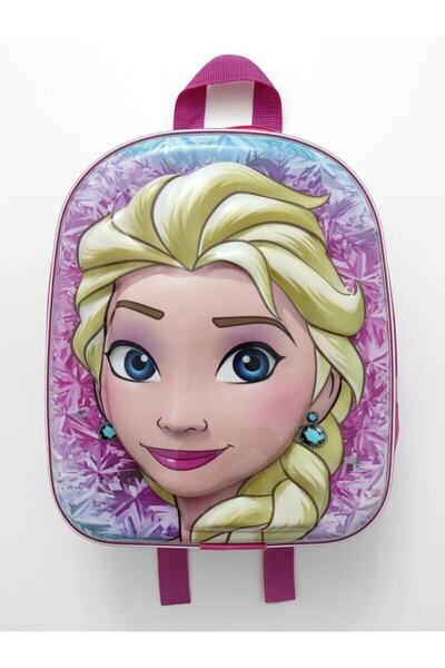 Frozen Girl's Elsa 5D Embossed Nursery Kindergarten Backpack and School Bag