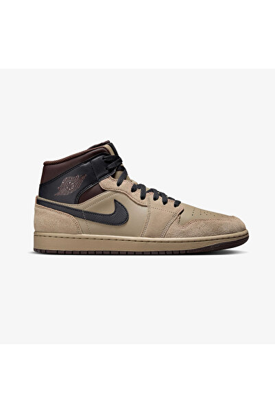 Nike Jordan Air 1 Mid Erkek Kahverengi Spor Ayakkabı HV6422-200