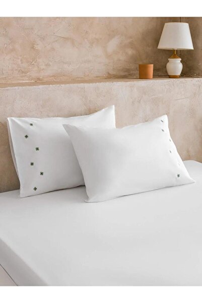 LC Waikiki غطاء وسادة مطرز بالزهور 2 قطعة 50x70 سم (S6)