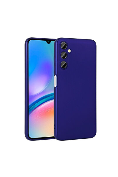 zore Galaxy A17 Case Sys Premier Silicone Cover - Saks Blue