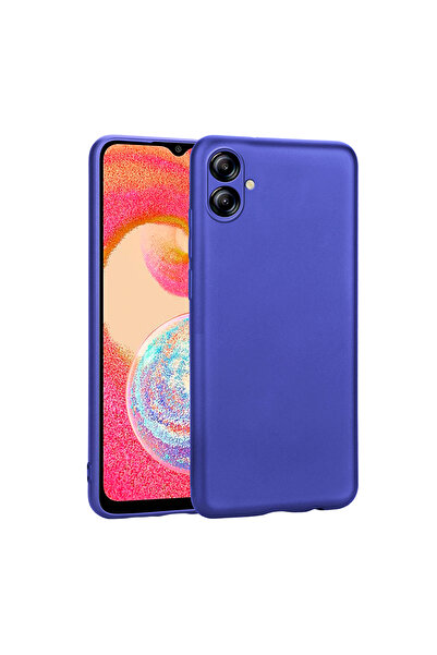 zore Galaxy A07 Case Sys Premier Silicone Cover - Saks Blue
