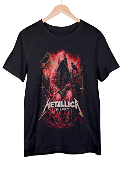 Texclusive Metallica Tshirt Black Unisex Cotton Combed T-Shirt