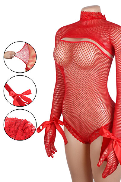 Lingerie and Fashion Style لانجري بودي سوت بأكمام طويلة