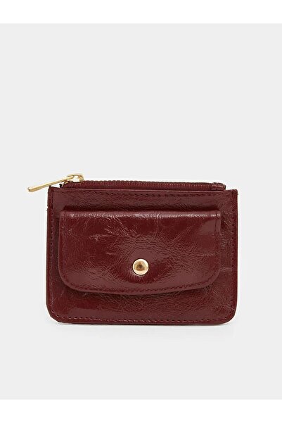 LC Waikiki Pink Leather Look Women's Wallet (S6)