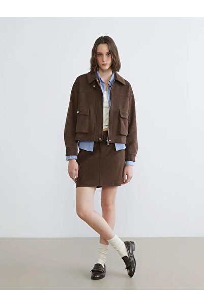 LC Waikiki Kupite Kaiš u Izgled antilopa mini suknju (S6)