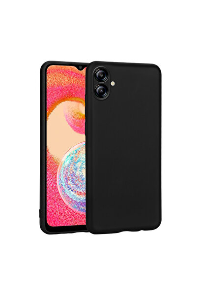 zore Galaxy A07 Case Sys Premier Silicone Cover - Black