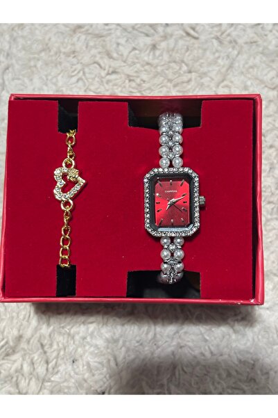 Promplus Kadın Saat ve Kalpli Bileklik Seti | 14 Şubat Sevgililer Günü Kutulu...