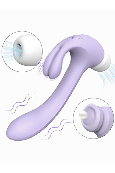 Kiss Erotic Hammer G Noktası & Klitoris Emişli Titreşimli Vibratör
